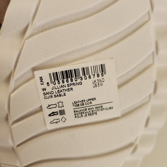 Clarks women's Jillian Spring Wedge Sandal, Sand Leather, 6 US - Picture 9 of 9